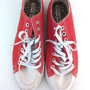 Wisconsin Badger chuck taylor style low-top tennis shoes
